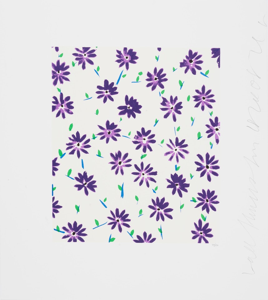 Wallflower 22, from Wallflowers Suite by Donald Sultan