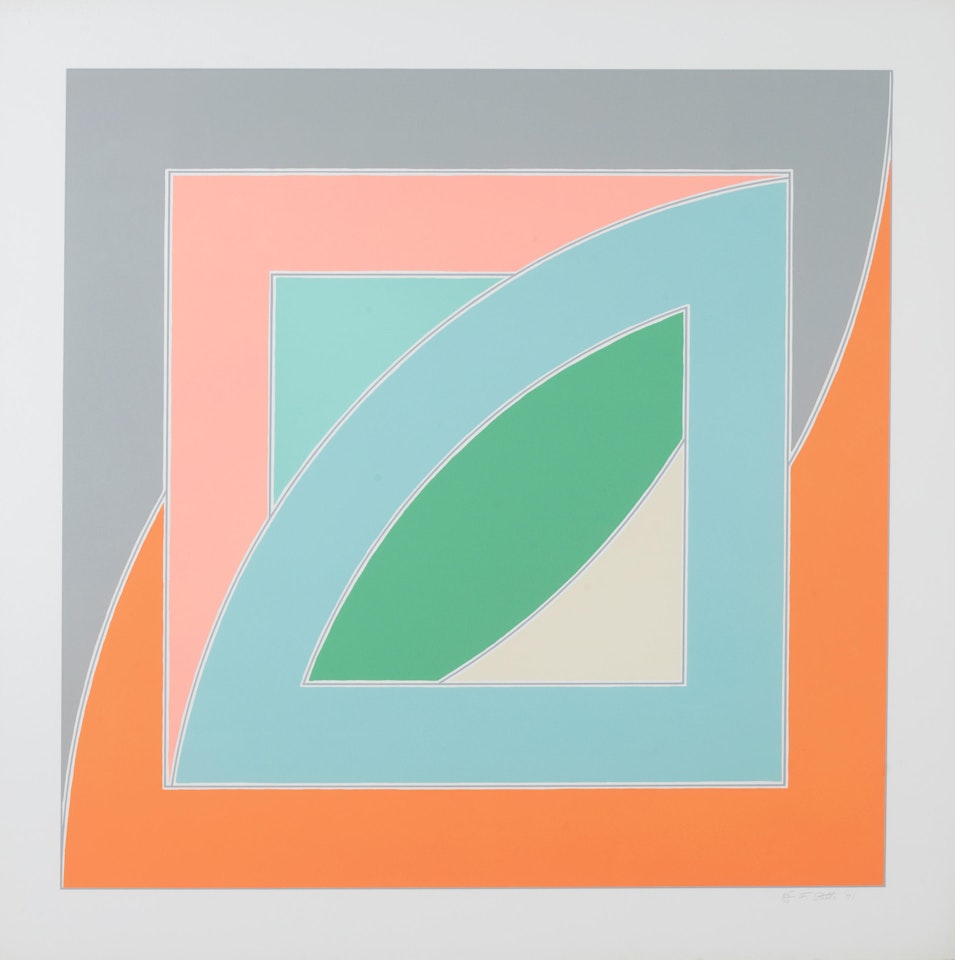 River of Ponds IV, Newfoundland Series by Frank Stella
