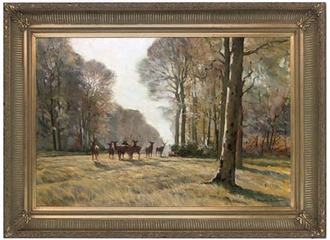 Bucks in the spring by Donald Grant