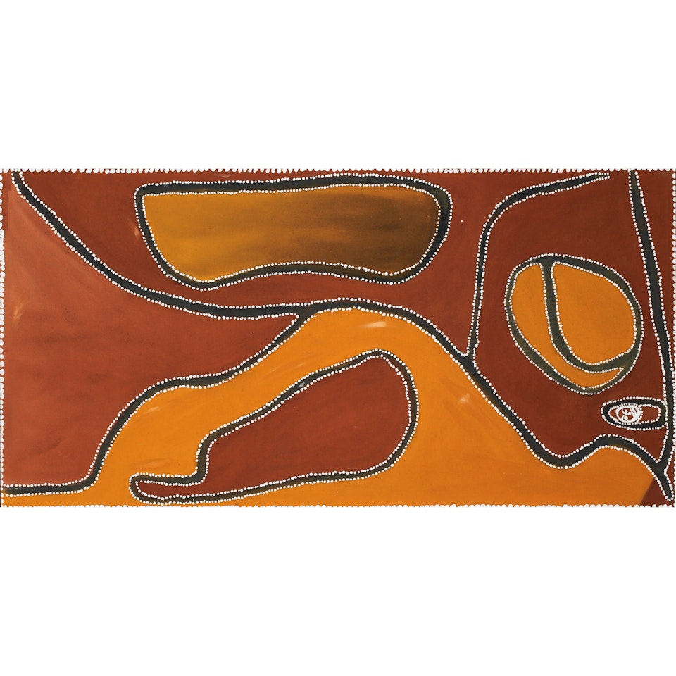 Ruby Plains Massacre by Rover Thomas