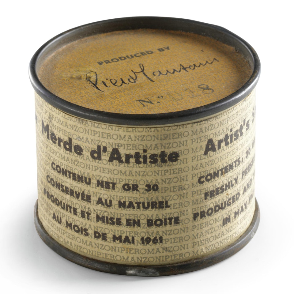 Merda d'artista - Artist's shit by Piero Manzoni