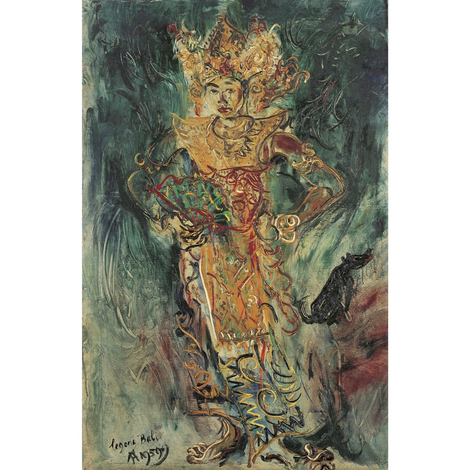 Penari Legong, Bali by Affandi