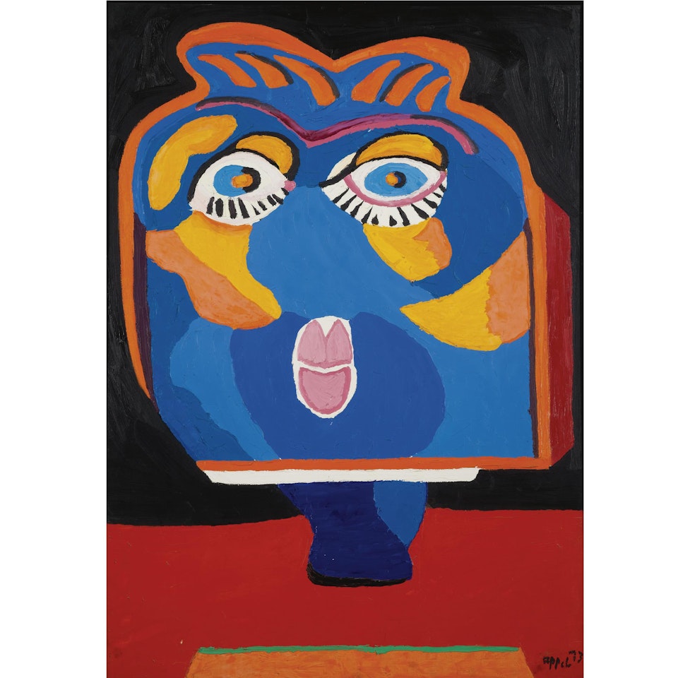 Looking Over The Red Desert by Karel Appel