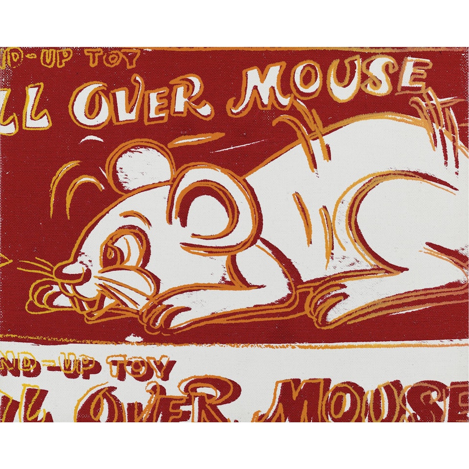 Wind-up Toy Roll Over Mouse by Andy Warhol