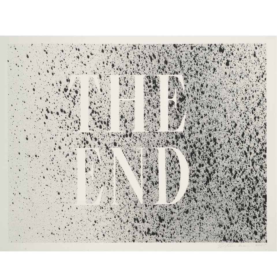 The End by Ed Ruscha