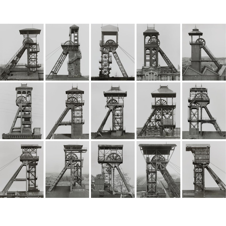 Winding Towers, France, Belgium, Germany by Bernd & Hilla Becher