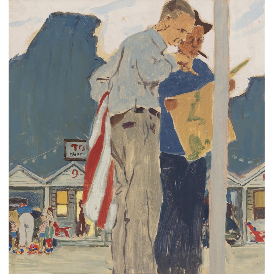 Getting Directions by Norman Rockwell