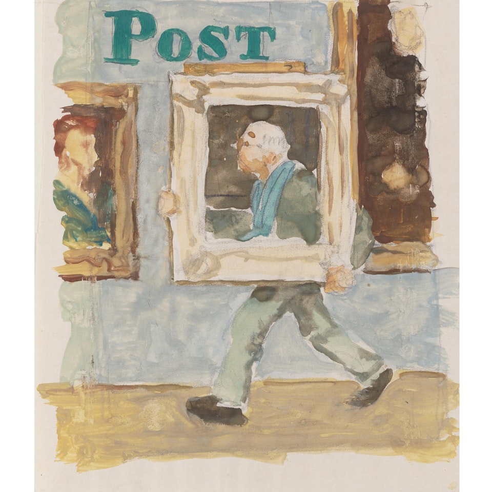 Framed (Study For Saturday Evening Post Cover, March 2, 1946) by Norman Rockwell
