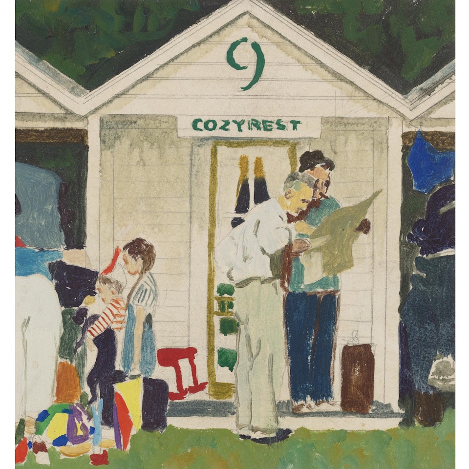 Cozy Rest Motel by Norman Rockwell