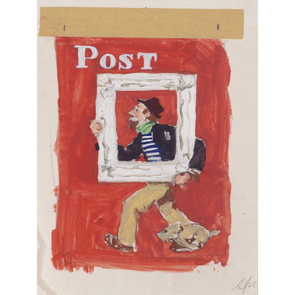 Framed (Study For Saturday Evening Post Cover, March 2, 1946) by Norman Rockwell