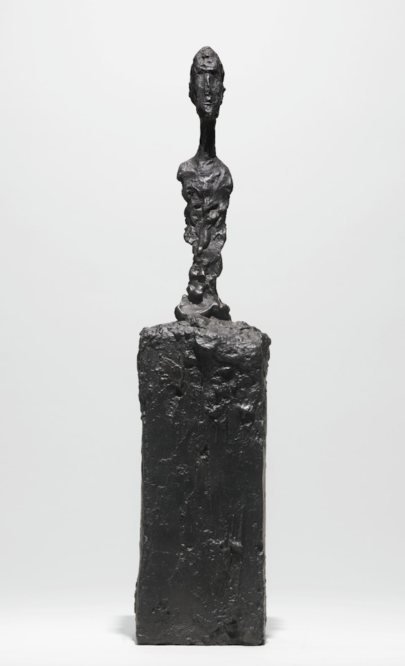 BUSTE D'HOMME SUR SOCLE by Alberto Giacometti