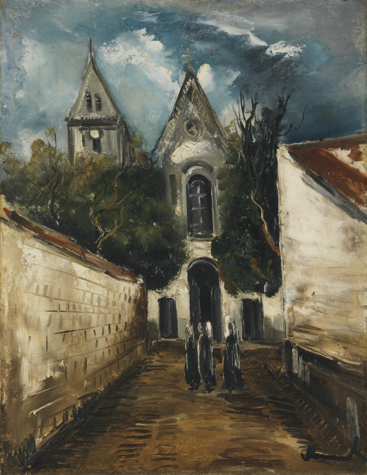 ÉGLISE DE VILLAGE by Maurice de Vlaminck
