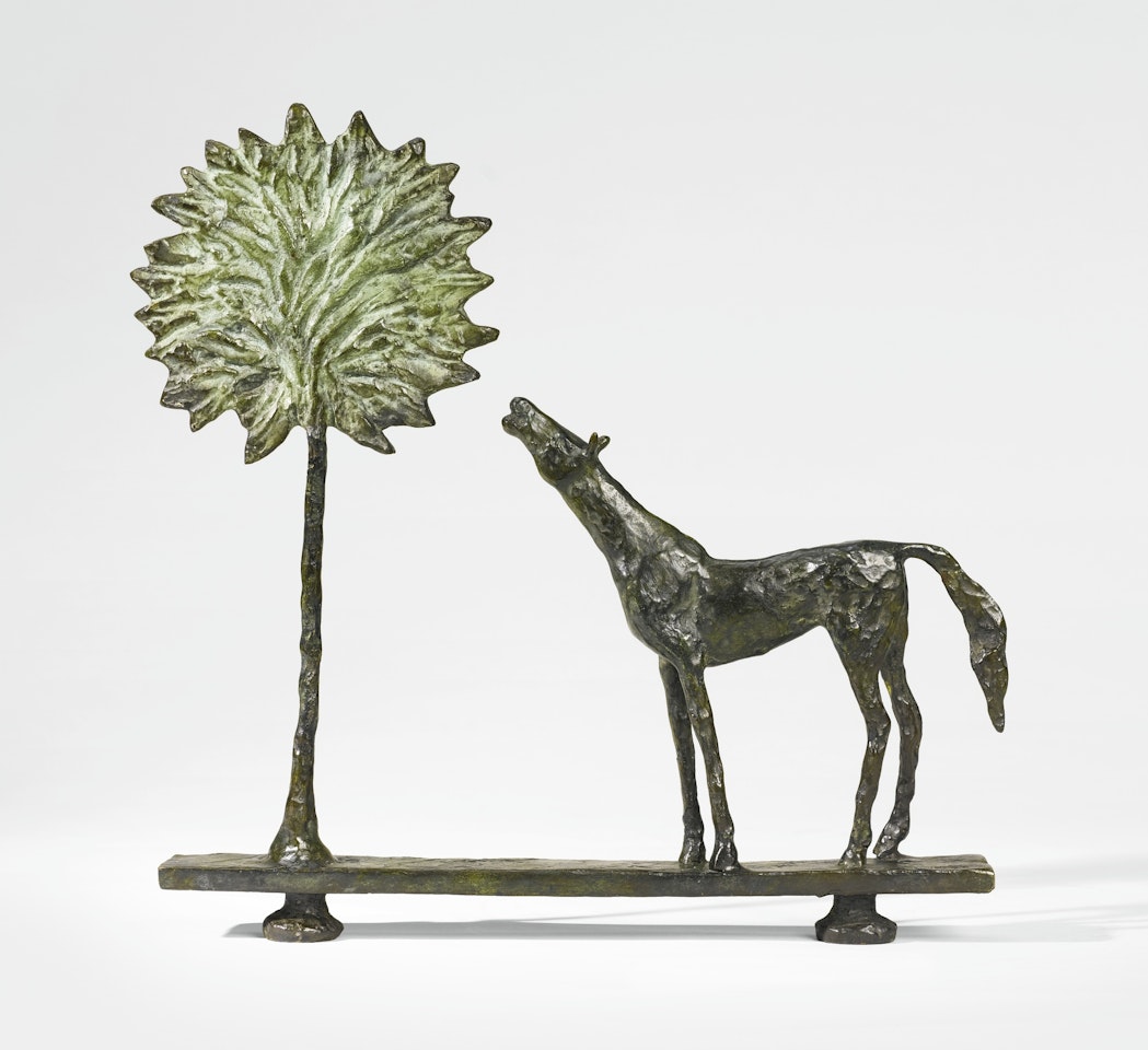 PAYSAGE AU CHEVAL ET AU PALMIER by Diego Giacometti