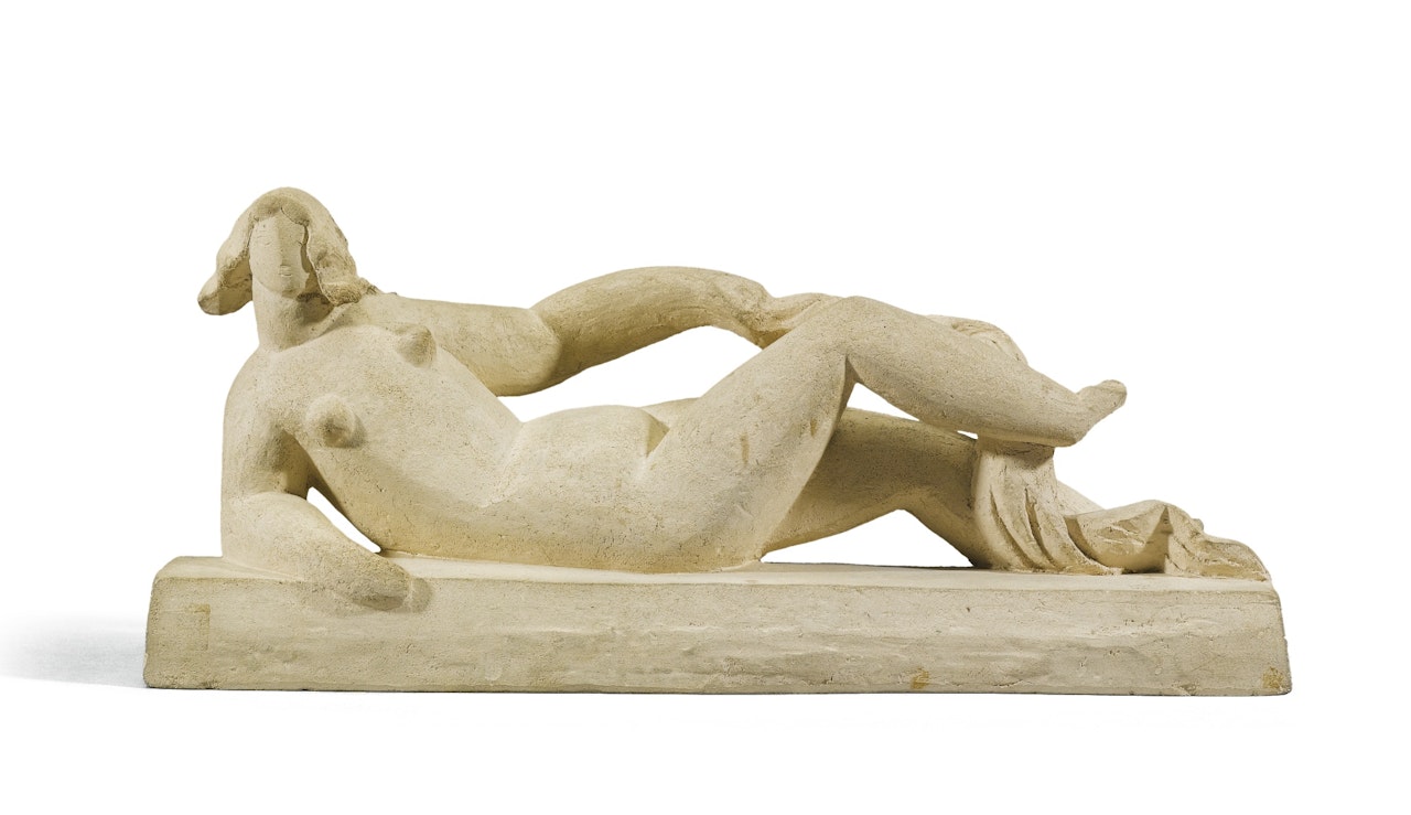FEMME COUCHÉE À LA DRAPERIE by Henri Laurens