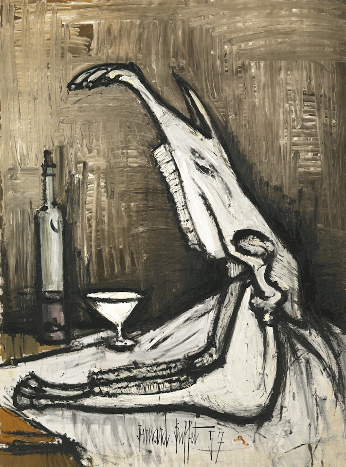 CRÂNE DE CHEVAL by Bernard Buffet