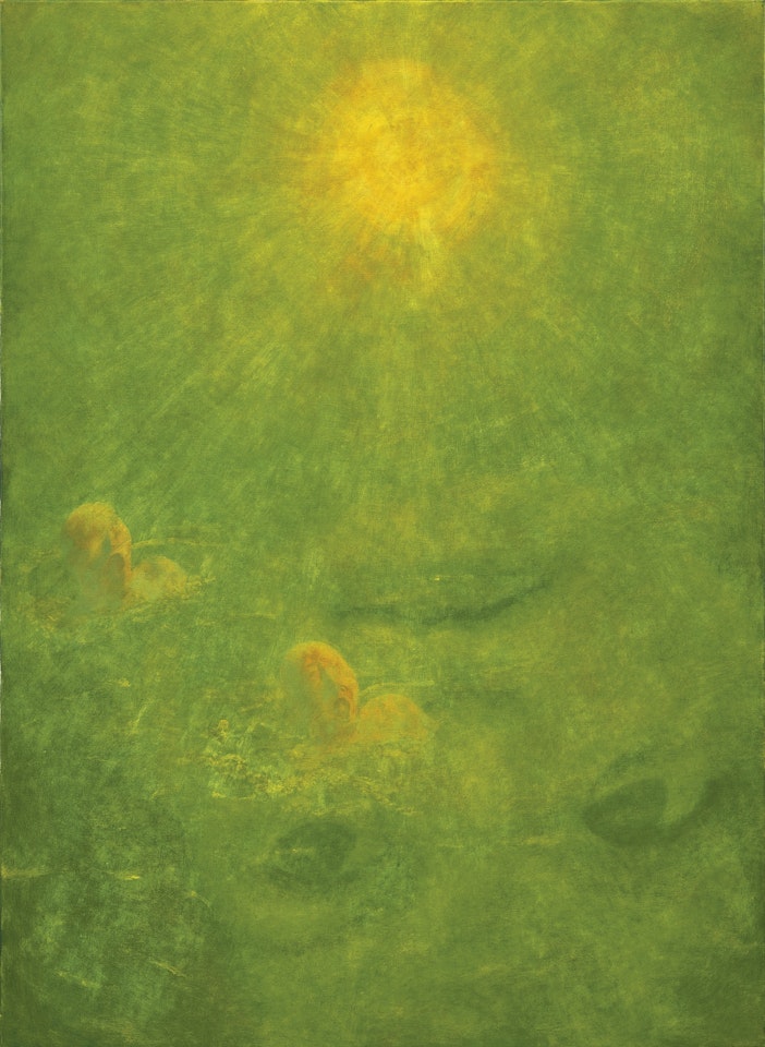 1997 NO.8 by Fang Lijun