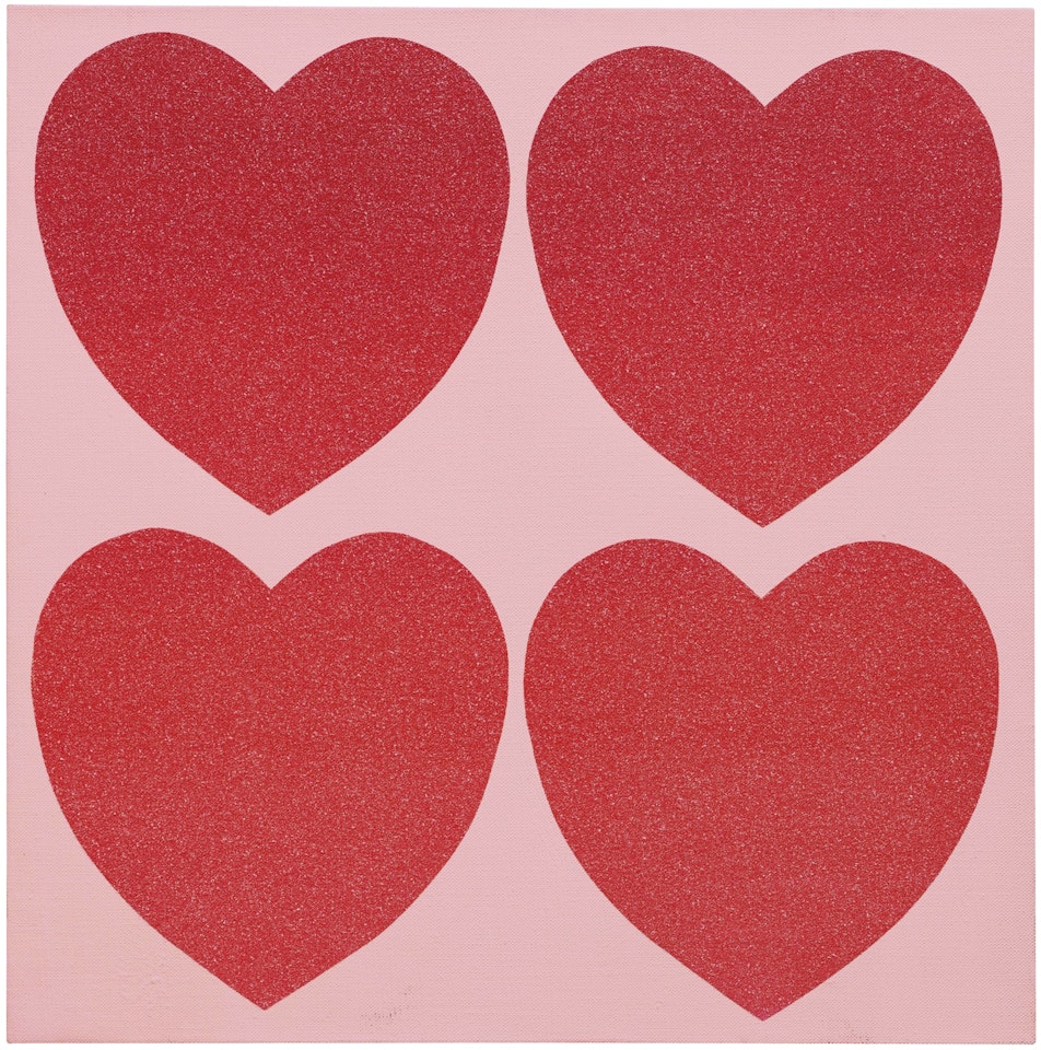 HEARTS (FOUR) by Andy Warhol