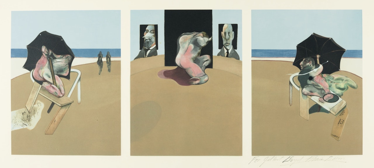 TRIPTYCH by Francis Bacon