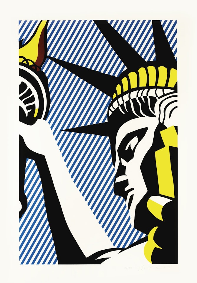 I LOVE LIBERTY by Roy Lichtenstein