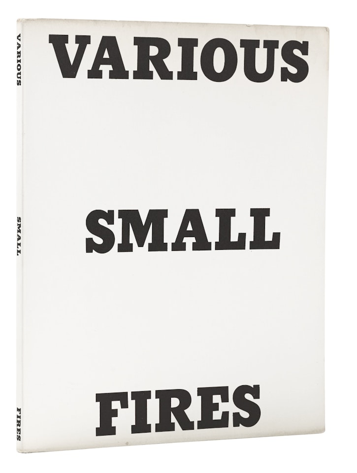 TWENTYSIX GASOLINE STATIONS; AND VARIOUS SMALL FIRES (MINNEAPOLIS INSTITUTE OF ART BOOKS 1; AND 2) by Ed Ruscha