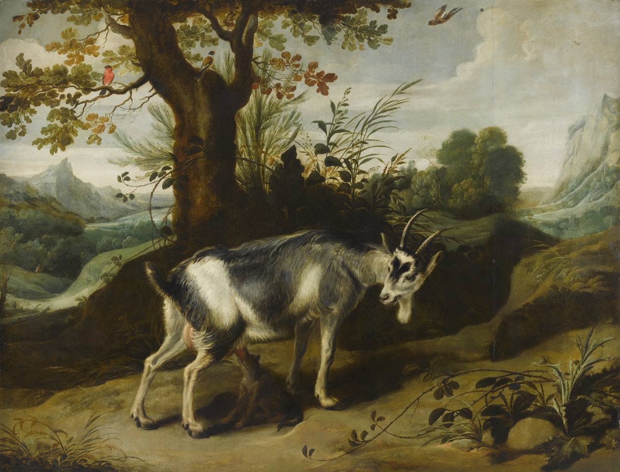 FABLE OF THE WOLF AND THE GOAT by Paul de Vos
