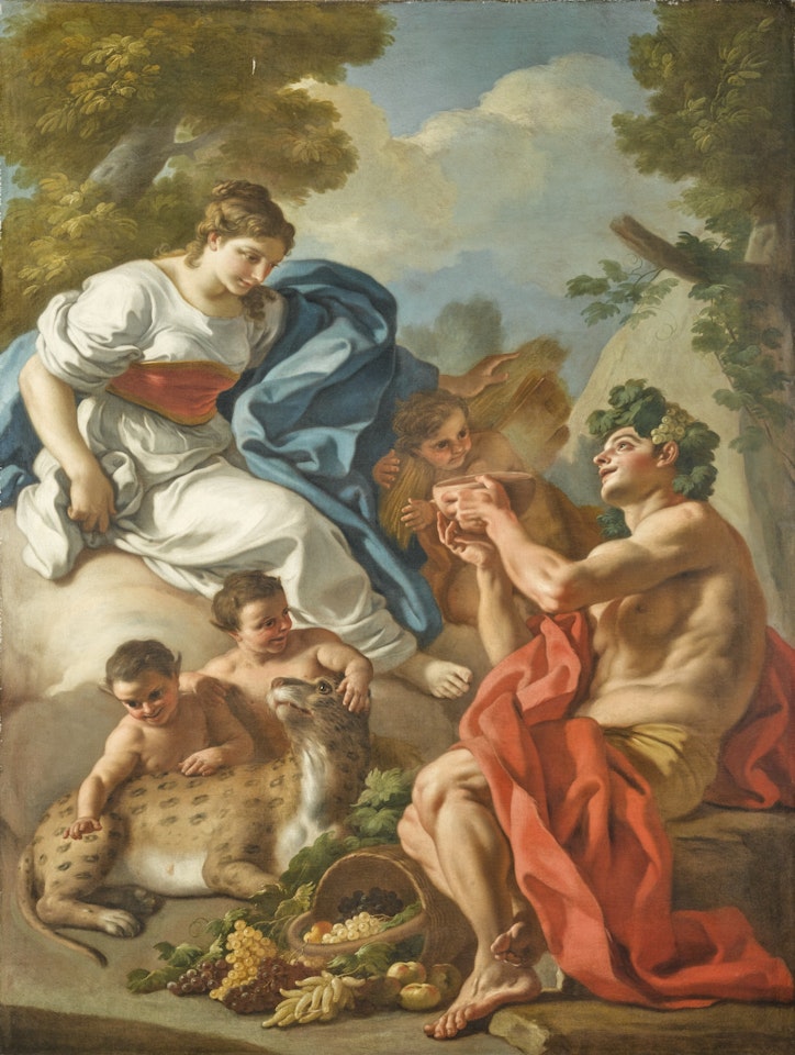 BACCHUS AND CERES by Francesco de Mura