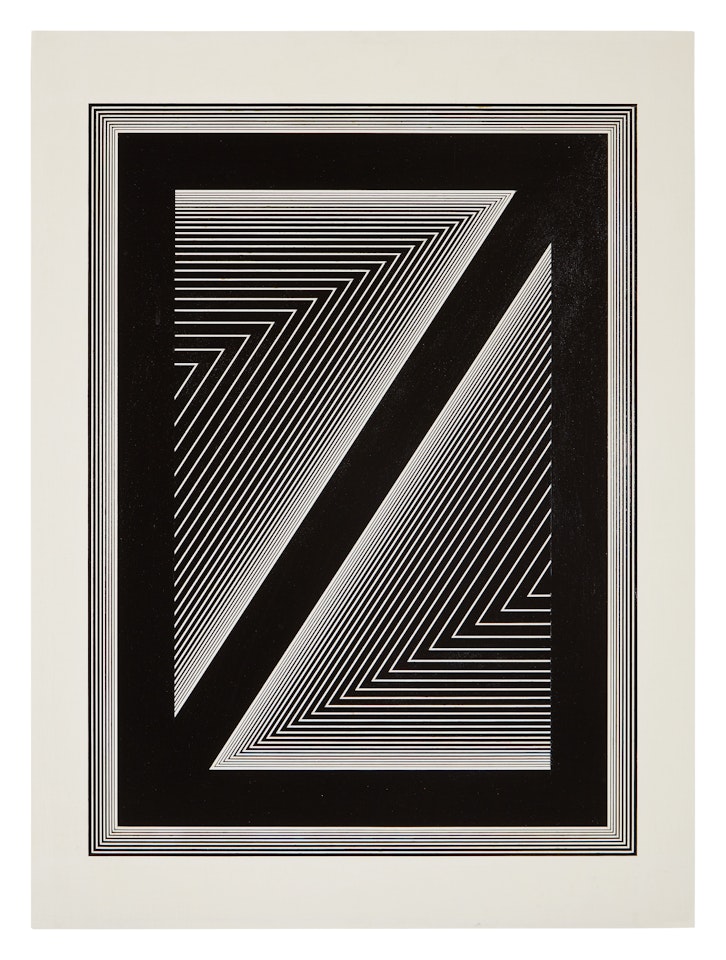 BLACK DIAGONAL by Richard Anuszkiewicz