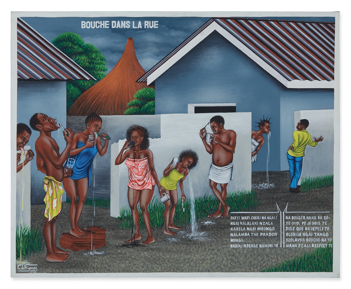 BOUCHE DANS LA RUE by Chéri Samba