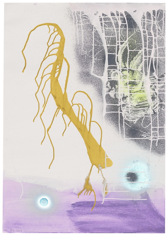 Goldhaar (Gold Hair) by Sigmar Polke