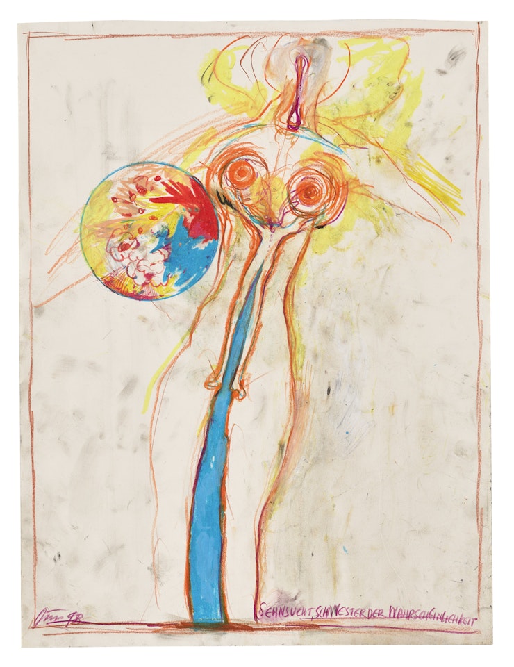 Sehnsucht, Schwester der Wahrscheinlichkeit (Longing, Sister of Probability) by Gunter Brus
