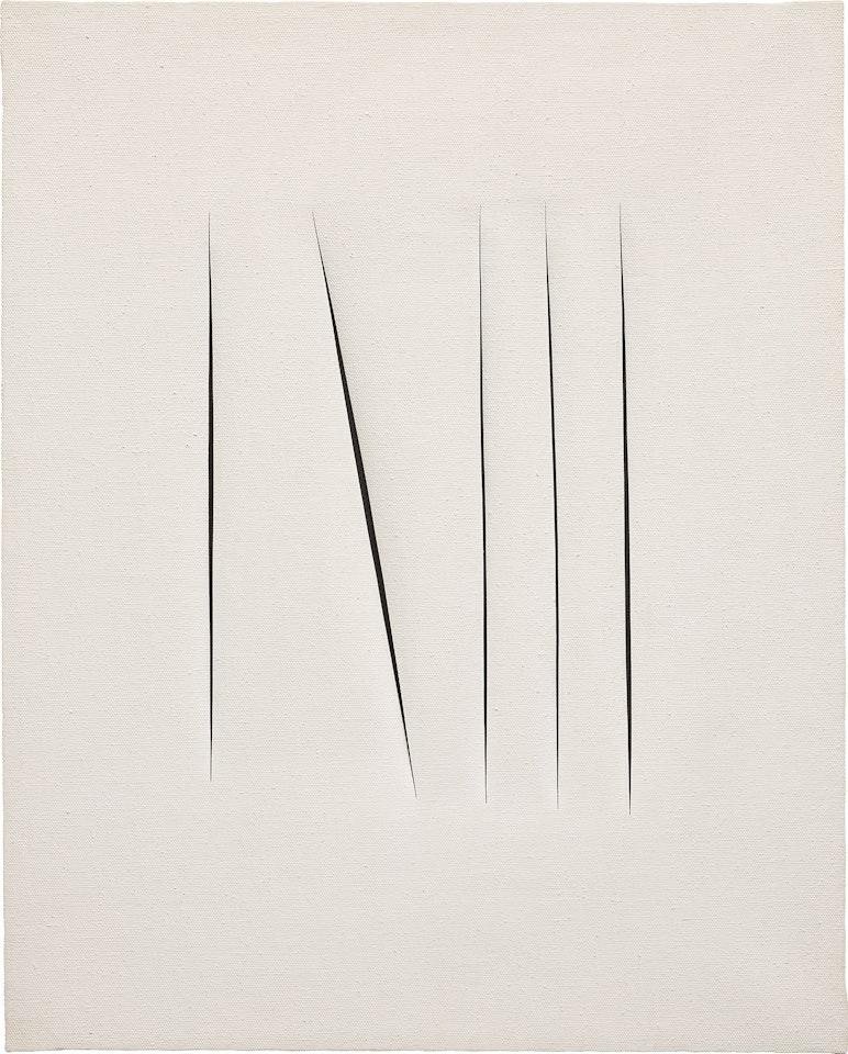 Concetto spaziale, Attese by Lucio Fontana