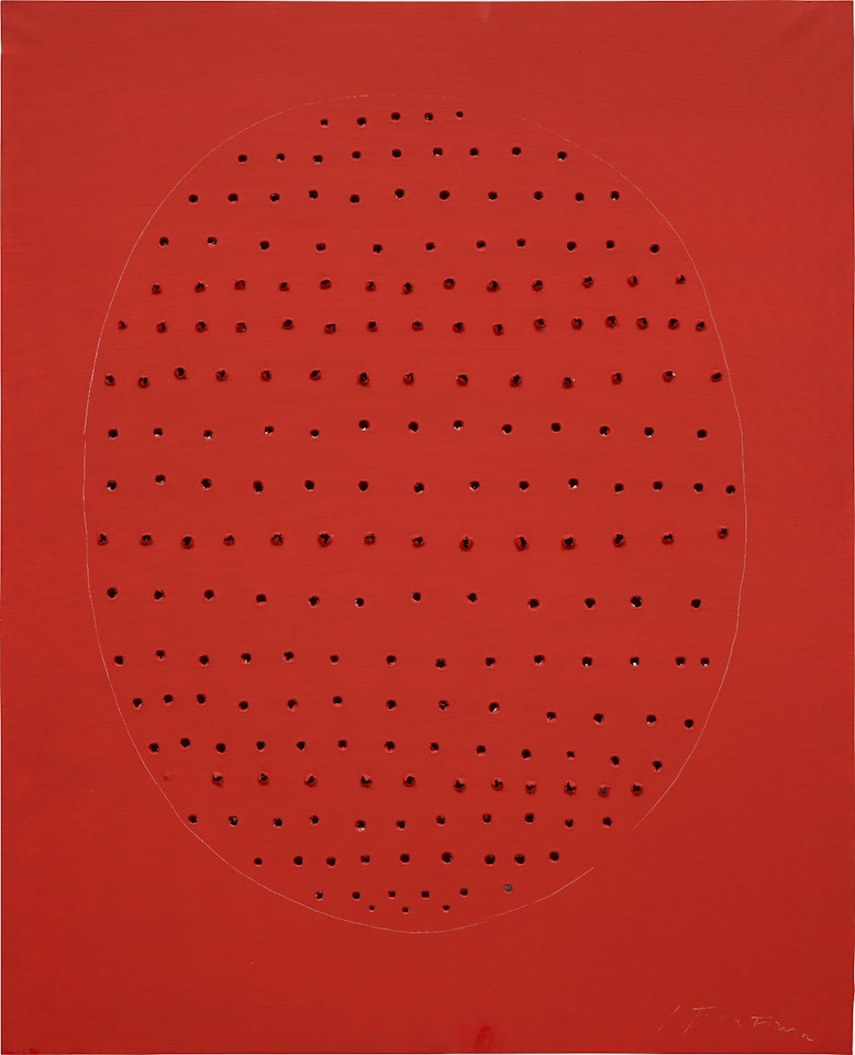 Concetto spaziale by Lucio Fontana