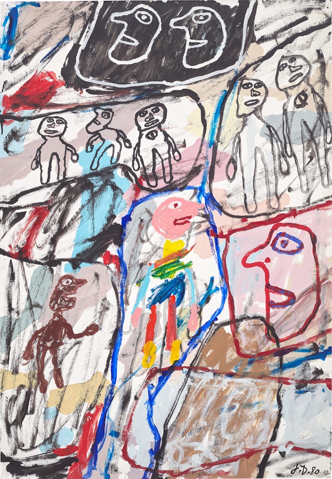 Lieu de ressouvenance by Jean Dubuffet