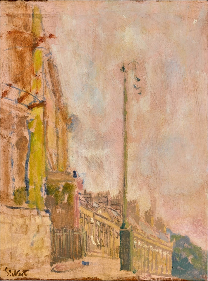 Mr. Sheepshank's House, Camden Crescent, Bath by Walter Richard Sickert
