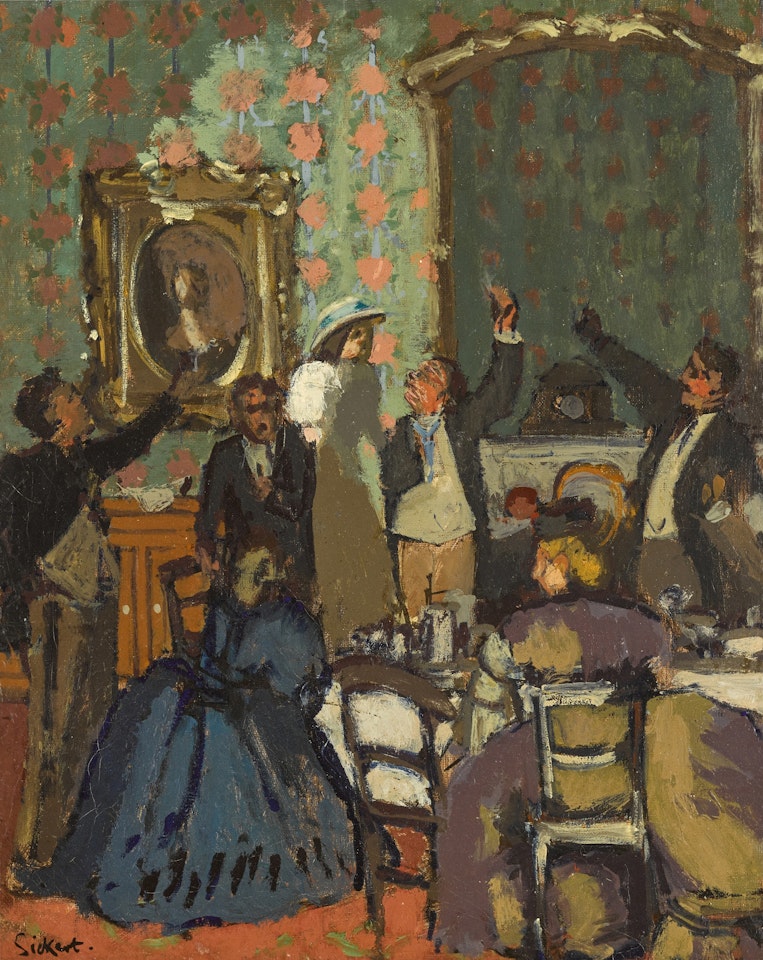 The Toast. (Trelawny of the Wells) by Walter Richard Sickert