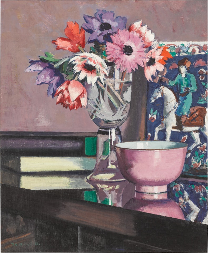 Still Life with Anemones by Francis Campbell Boileau Cadell