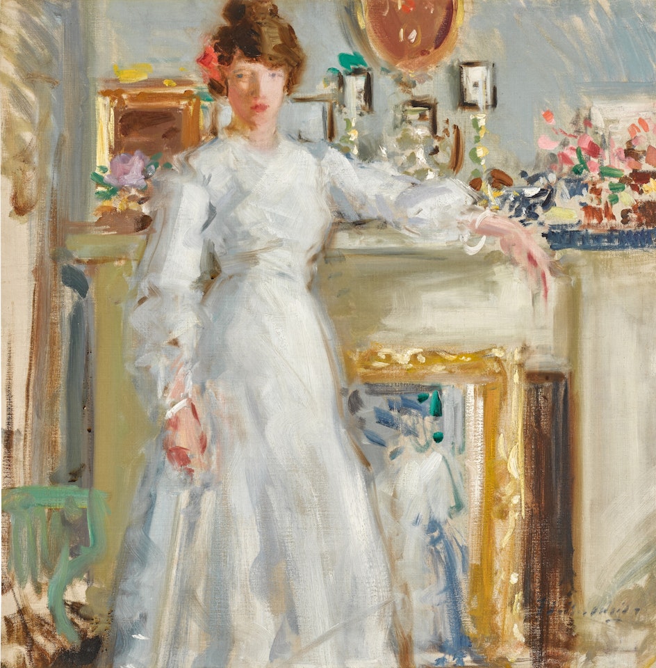 Peggy in White by Francis Campbell Boileau Cadell