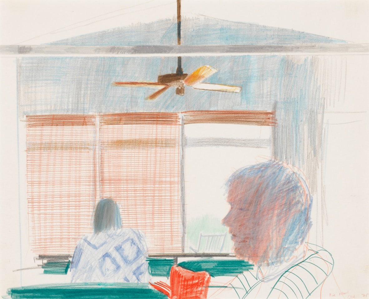 Fire Island by David Hockney