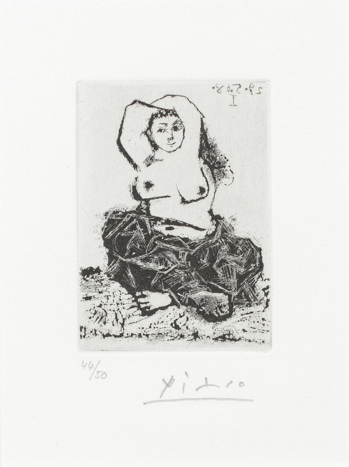 Odalisque, La Célestine, Série 347 by Pablo Picasso