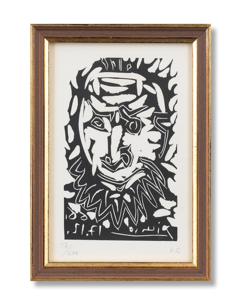 Tête d'Homme Barbu by Pablo Picasso