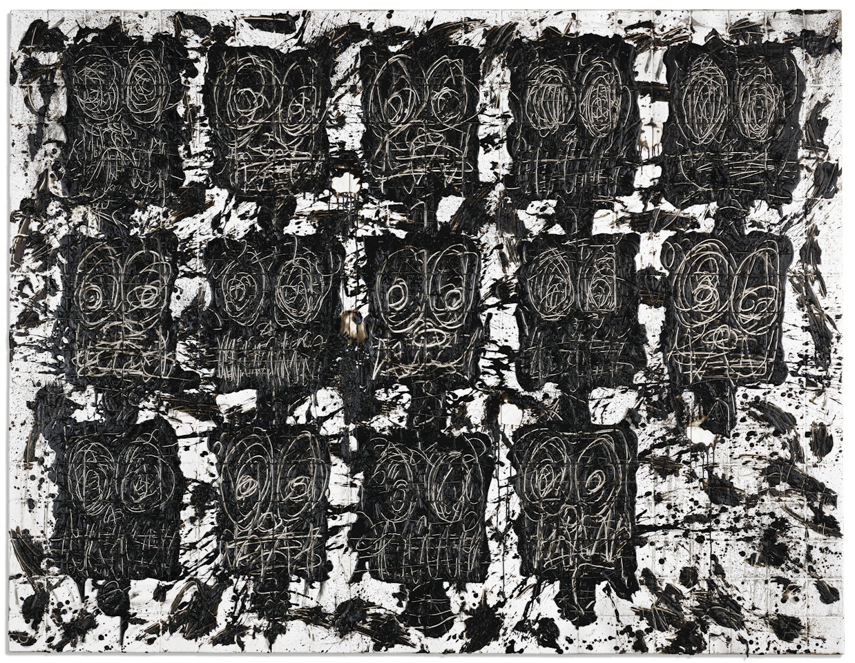 Untitled Anxious Audience by Rashid Johnson