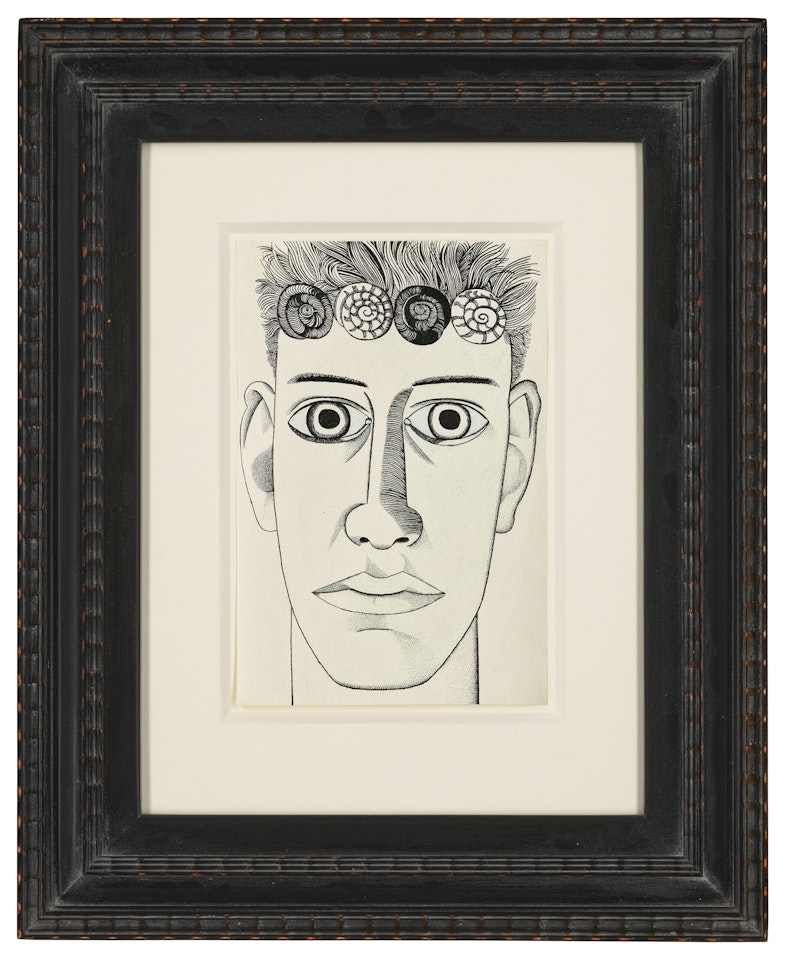 A Man (Self-portrait) by Lucian Freud