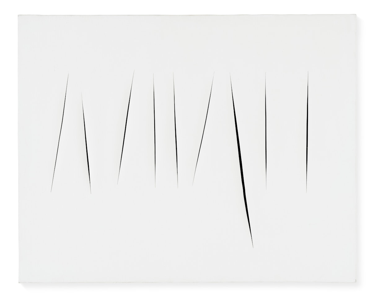 Concetto spaziale, Attese by Lucio Fontana