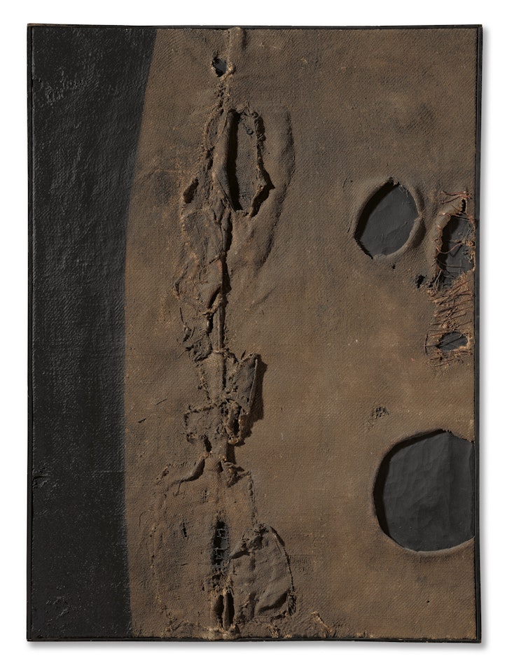 Sacco SP 1 by Alberto Burri