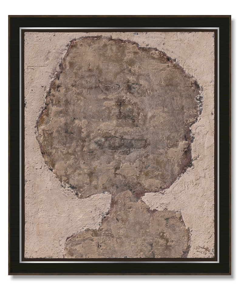 Tête en tache de moisissure by Jean Dubuffet