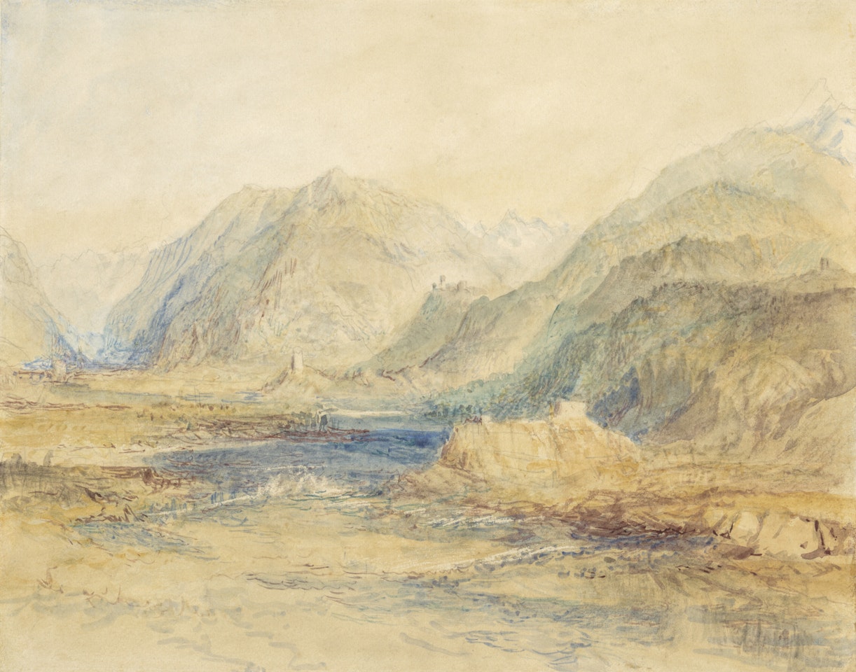 The Domleschg Valley looking North, Switzerland by Joseph Mallord William Turner
