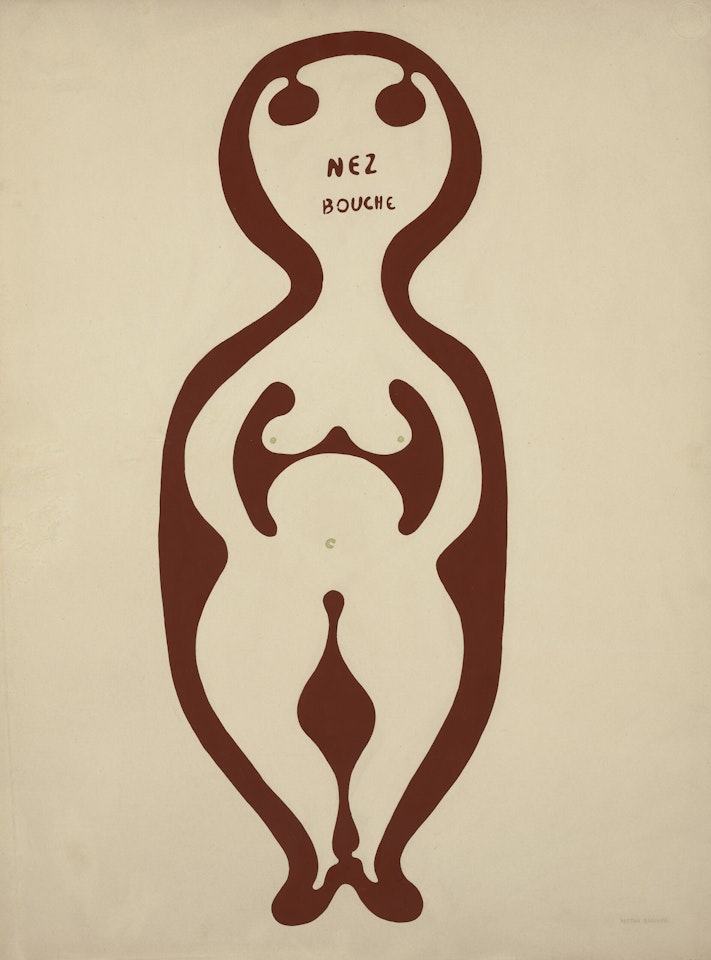 NEZ - BOUCHE by Victor Brauner