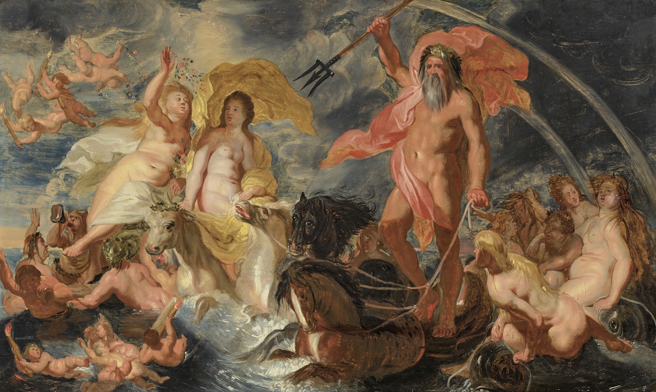 The Rape of Europa - a sketch by Jacob Jordaens