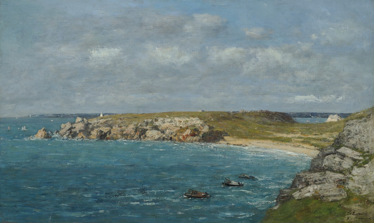 Camaret. La Pointe du Toulinguet by Eugène Boudin