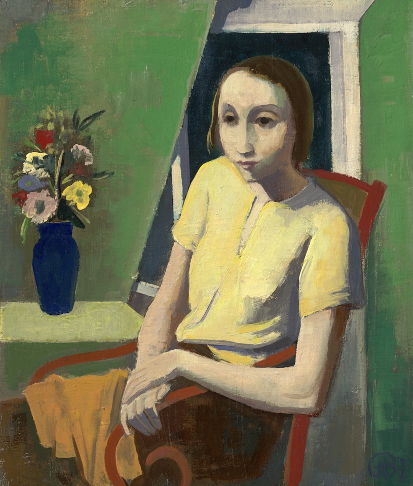 Mädchen in der Kammer by Karl Hofer